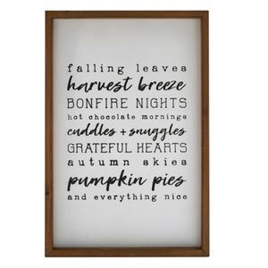 [NWT] DECOCRATED Fall 2020 Seasonal Framed Print